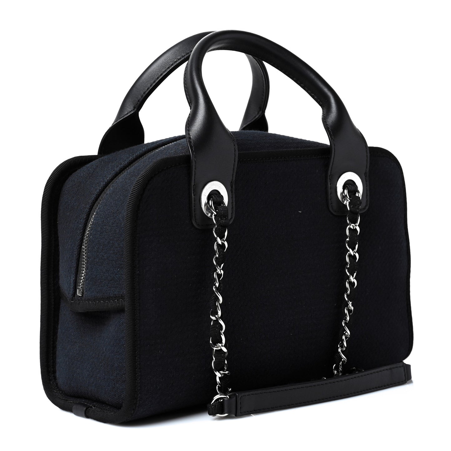 Mixed Fibers Deauville Bowling Bag Black