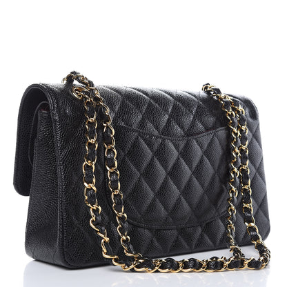 Chanel Caviar Quilted Medium Double Flap Black 3 of 9