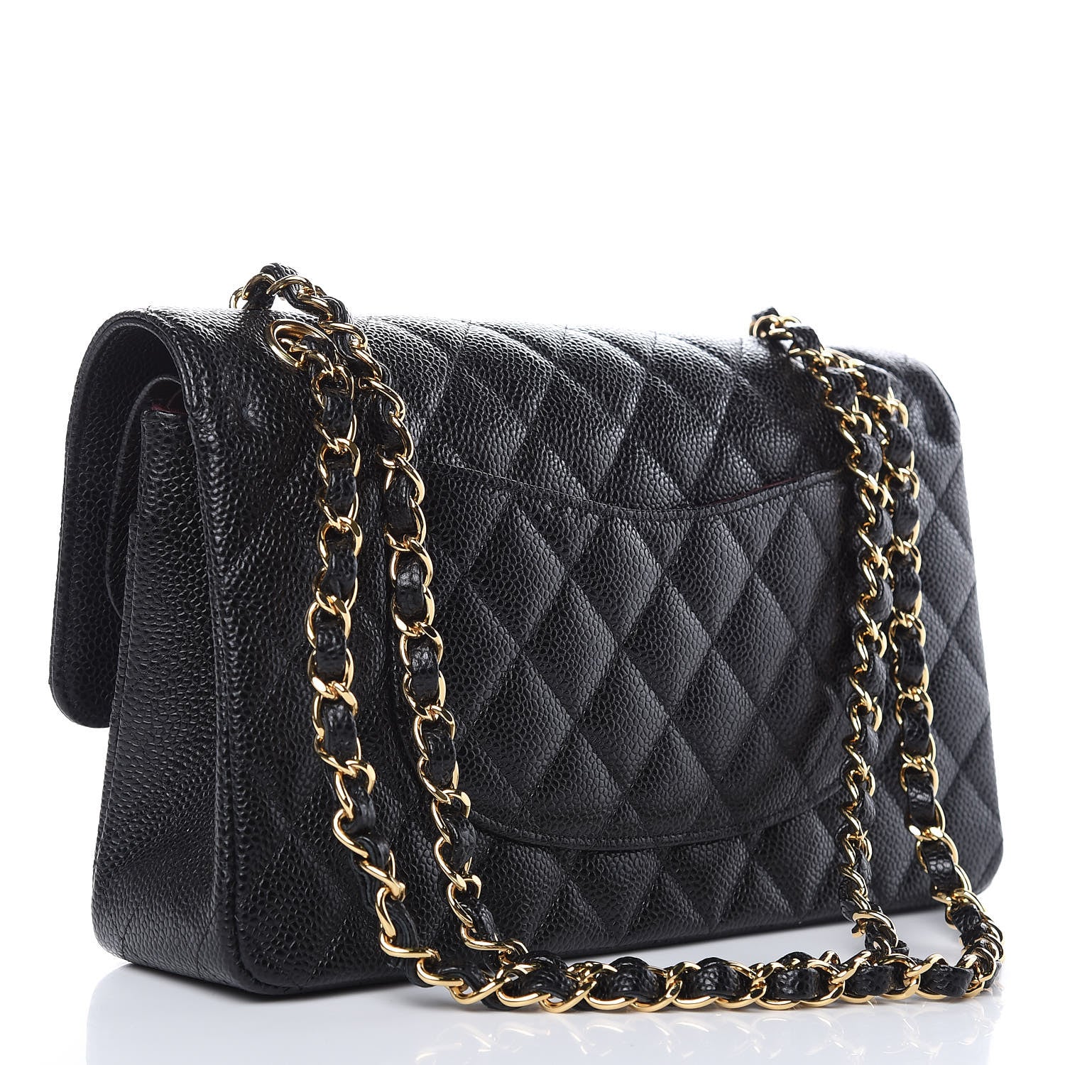 Chanel Caviar Quilted Medium Double Flap Black 3 of 11