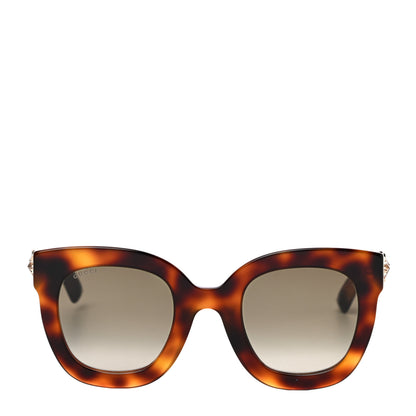 Gucci Round Frame Star Sunglasses GG0208S Tortoise 4 of 7