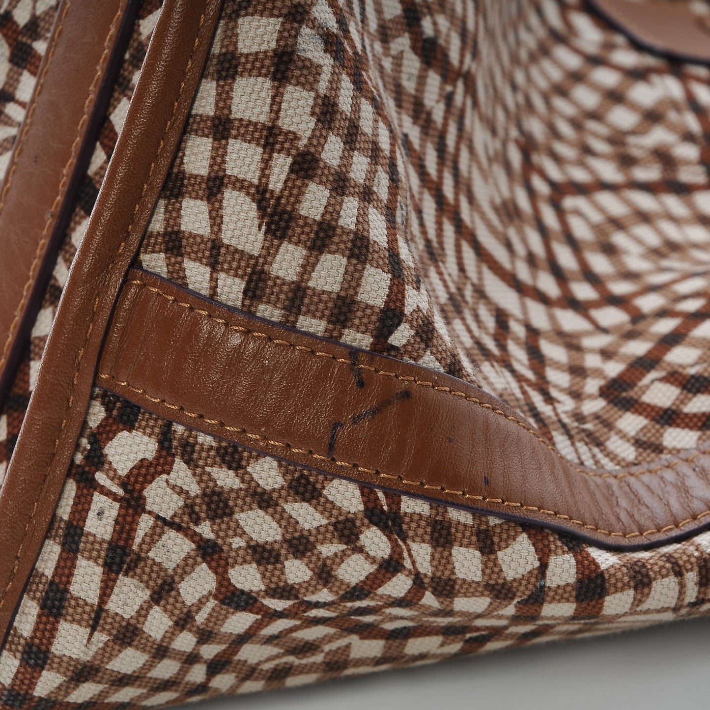 Visetos Medium Liz Reversible Shopper Tote Cognac