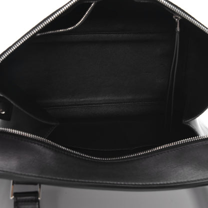 Celine Textured Calfskin Small Bi-Color Edge Shoulder Bag Black Cream 5 of 11