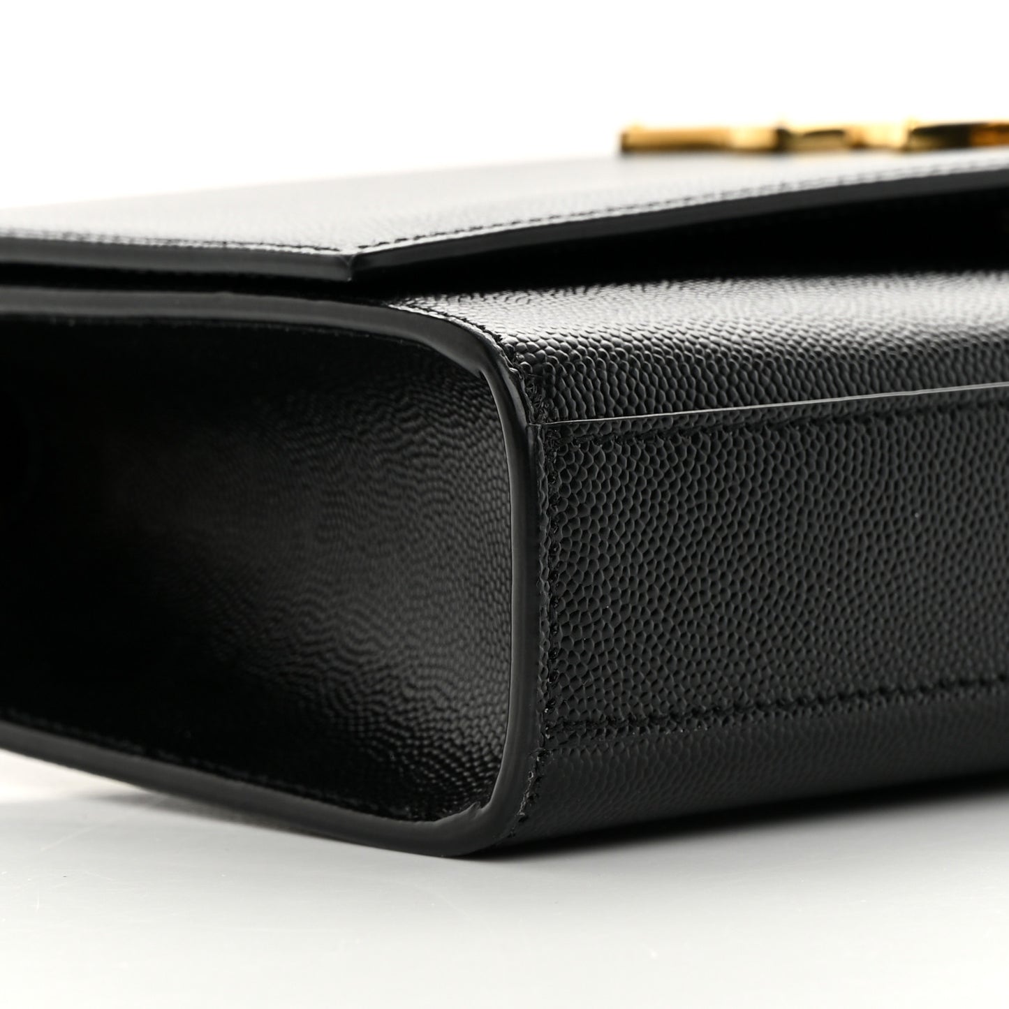 Grain De Poudre Medium Classic Monogram Kate Satchel Black