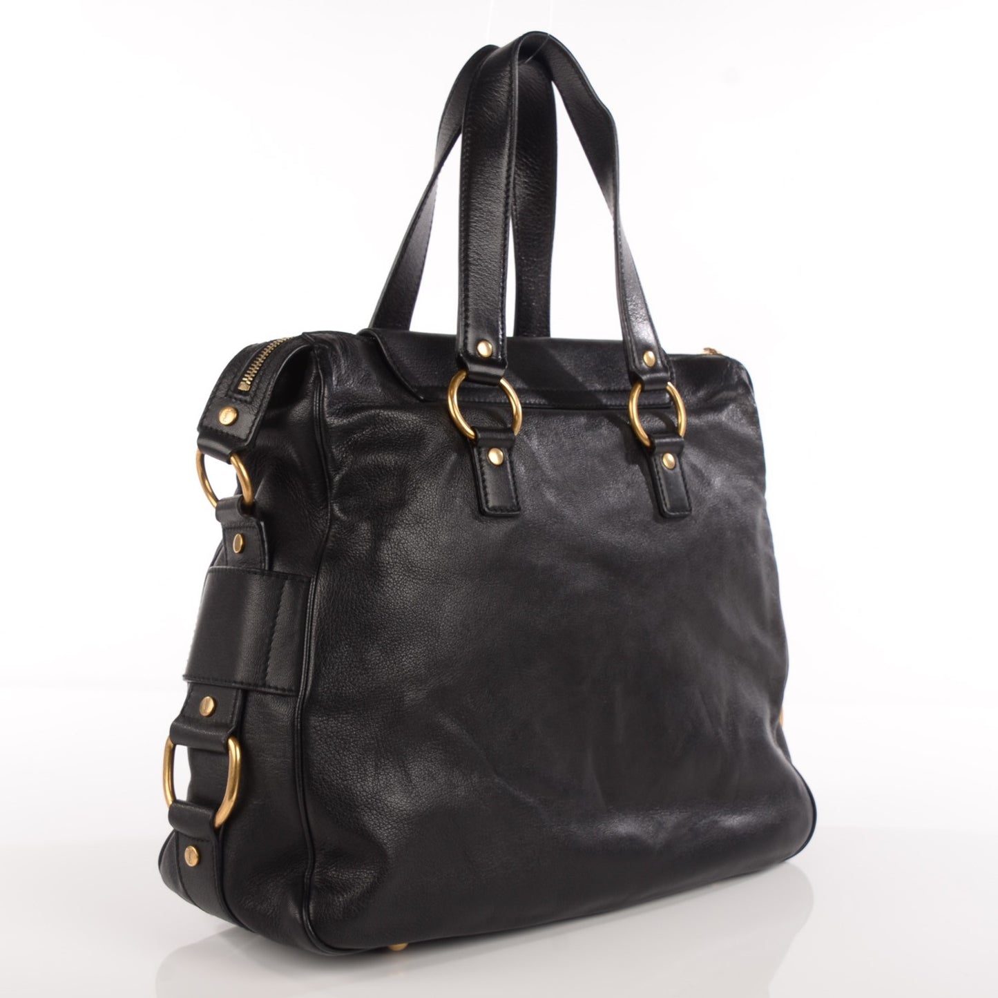 Goatskin Large Rive Gauche Black