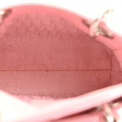 Christian Dior Lambskin Cannage Mini Lady Dior Rose Clair 4 of 17