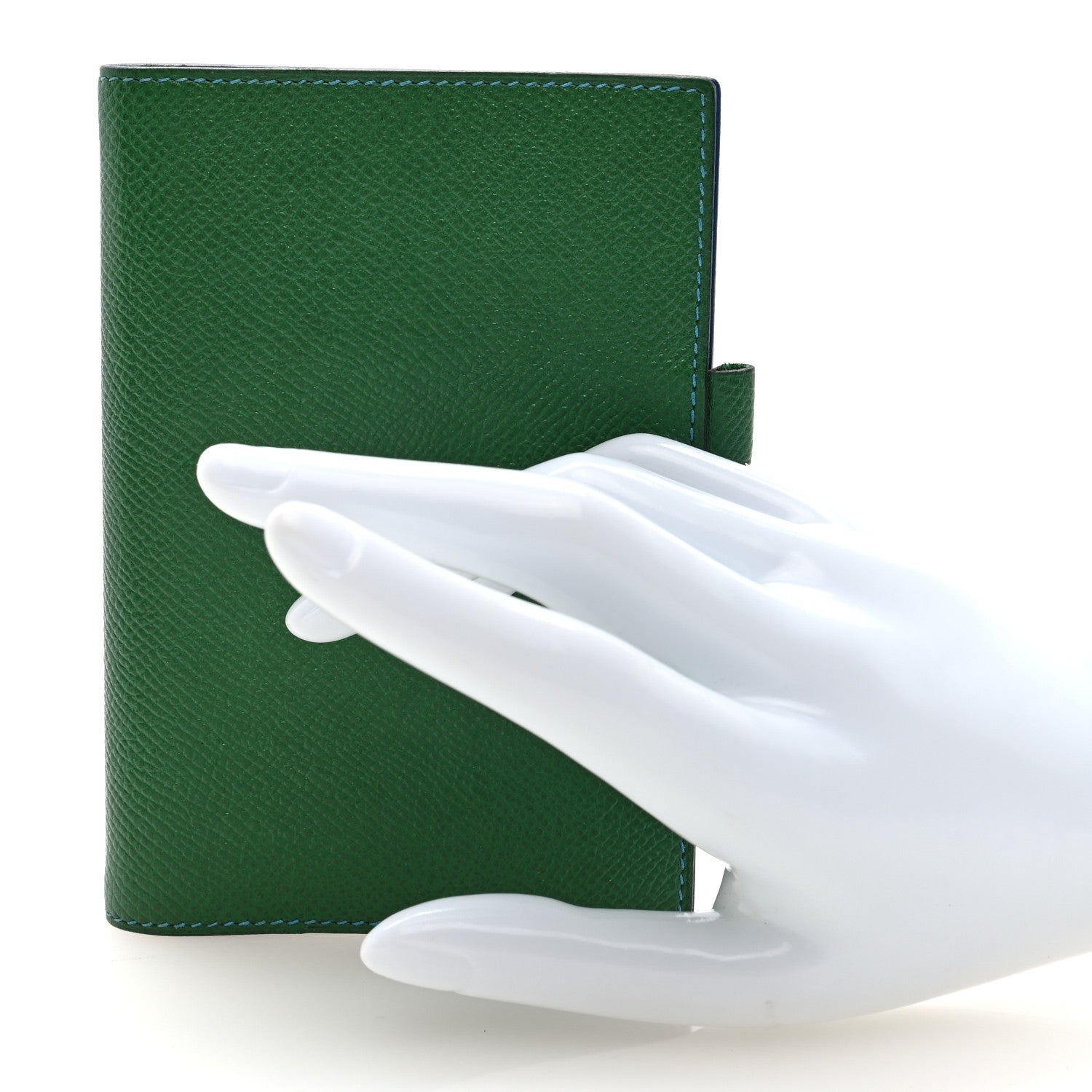 Hermes Courchevel Verso Globe Trotter Agenda Cover PM Bengale Bleu France 2 of 6