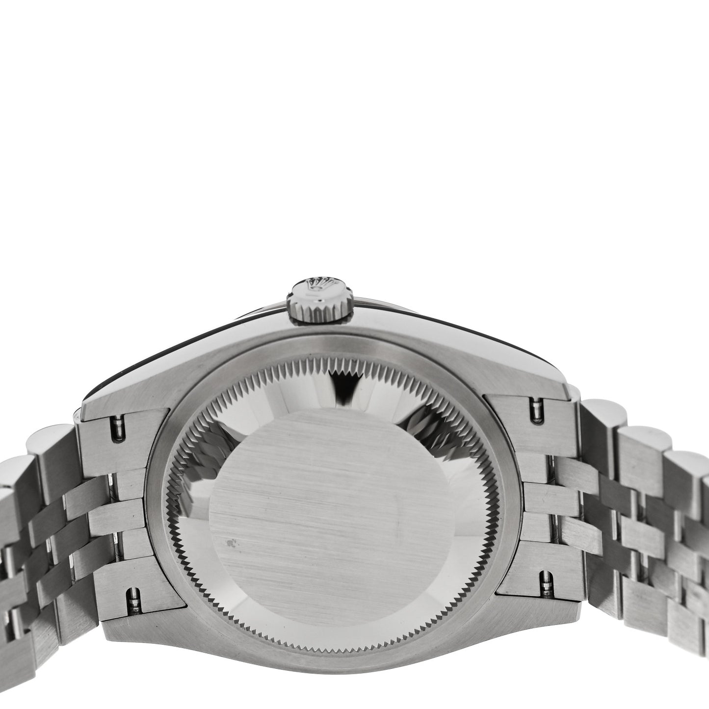 Stainless Steel 18K White Gold Diamond 36mm Oyster Perpetual Datejust Watch Black 126234