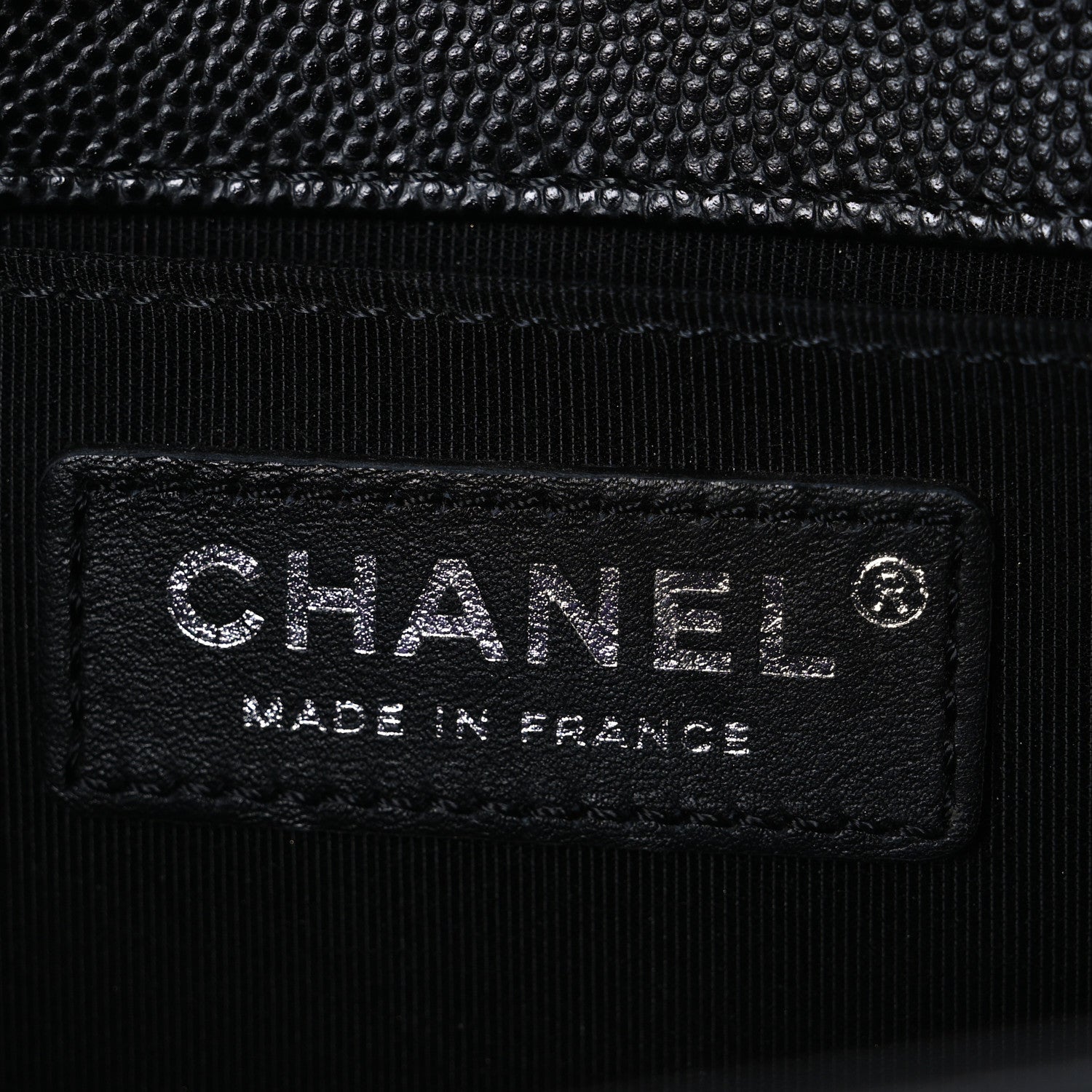 Chanel Caviar Quilted Medium Boy Flap Black 6 of 10