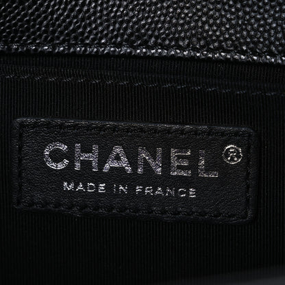 Chanel Caviar Quilted Medium Boy Flap Black 6 of 10