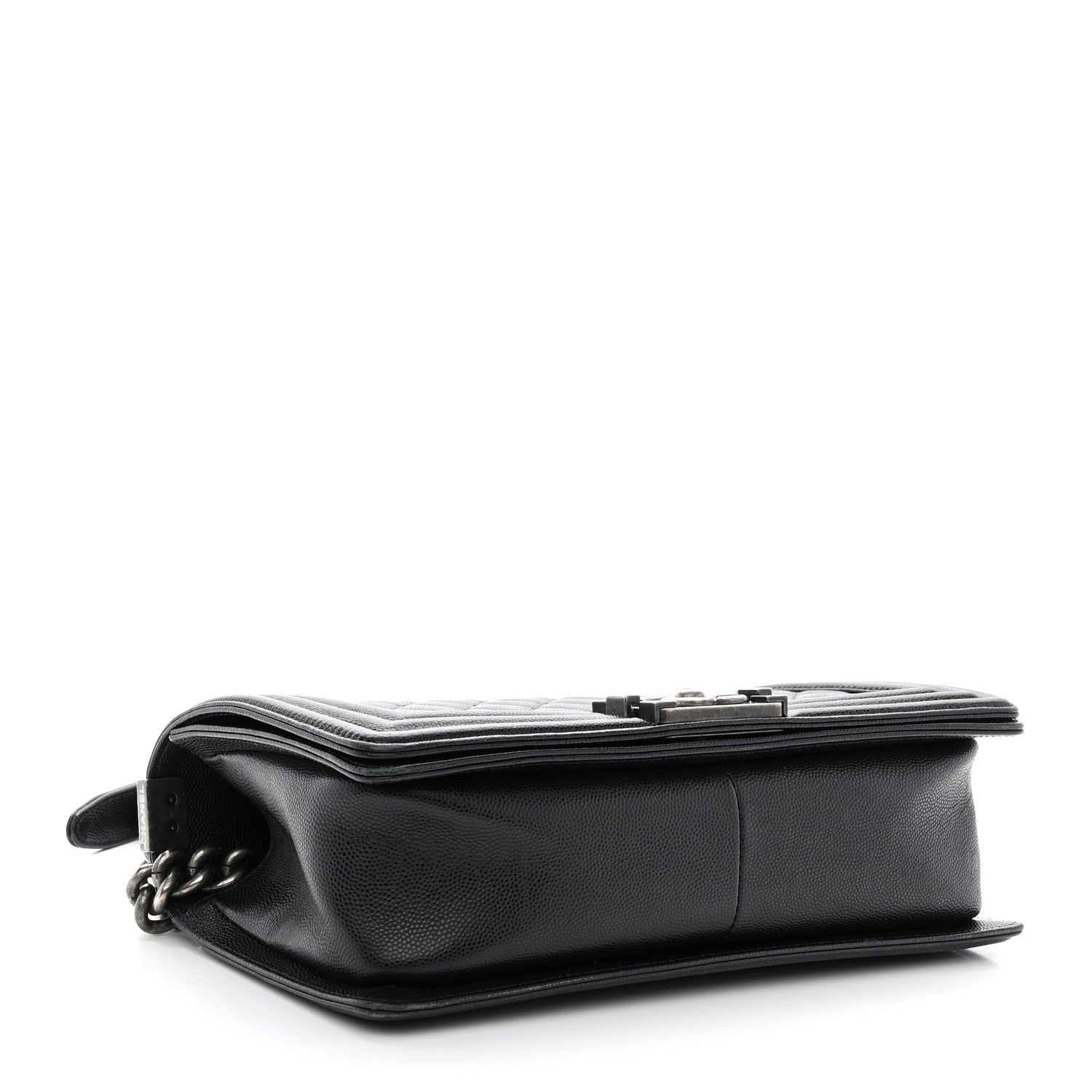 Chanel Caviar Quilted Medium Boy Flap Black 4 of 13