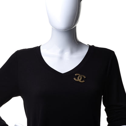 Chanel CC Star Brooch Gold 2 of 4