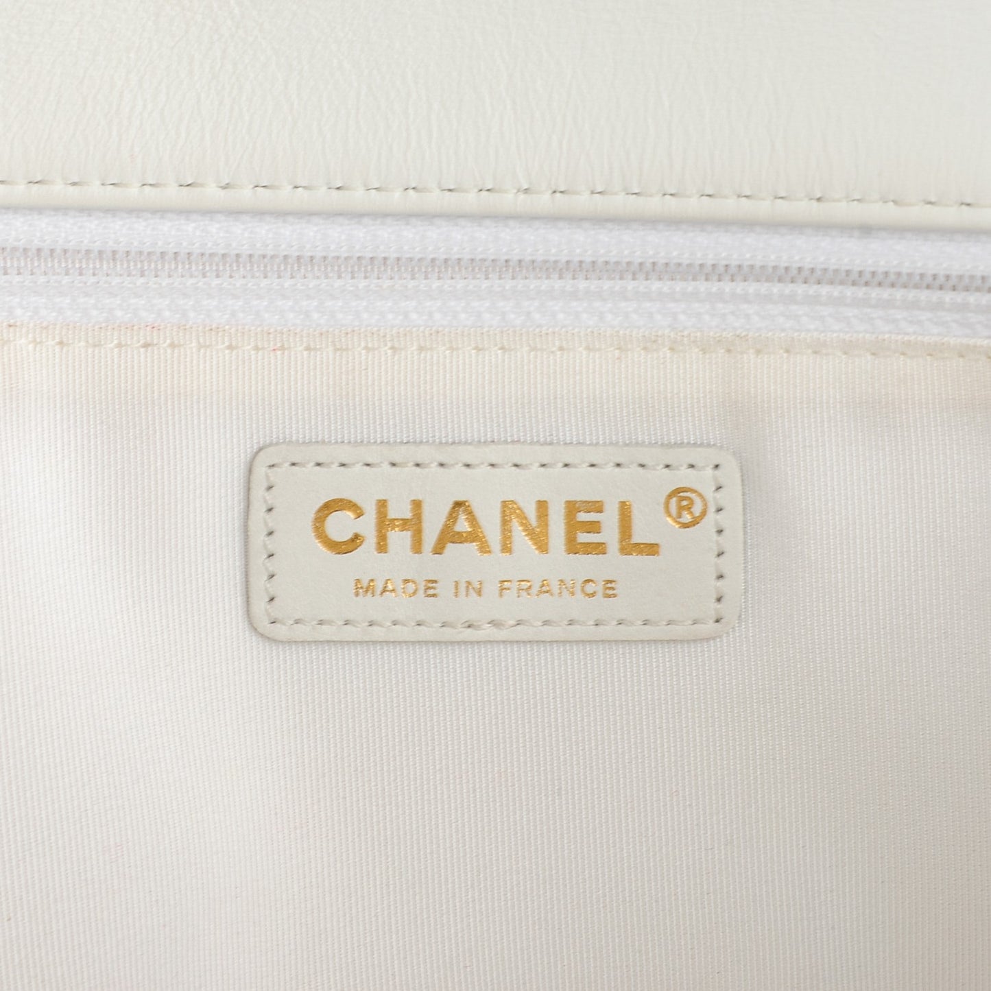 Sheepskin Braided New Medium Boy Reverso Flap White