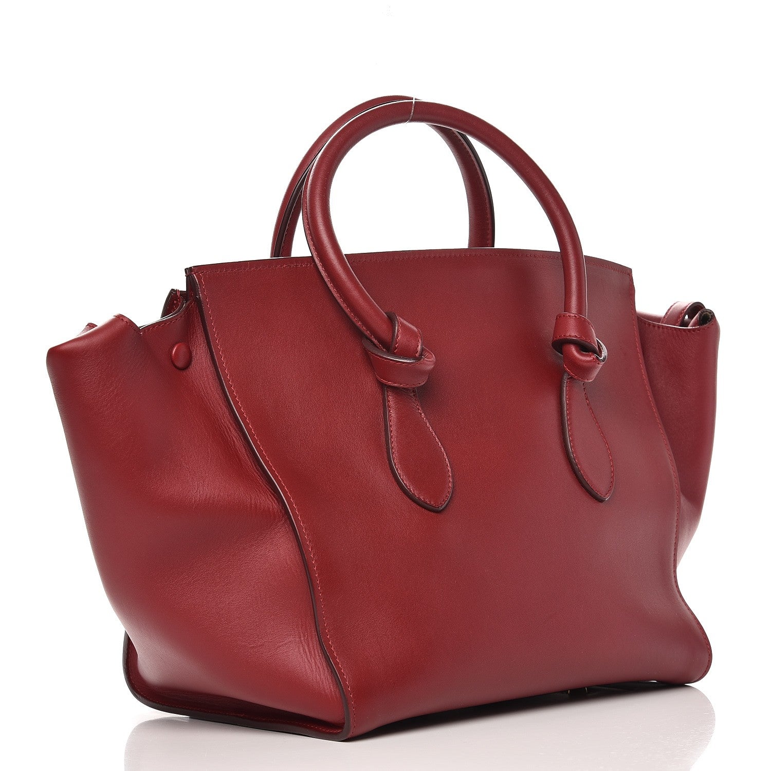Celine Smooth Calfskin Small Tie Knot Tote Red 4 of 8