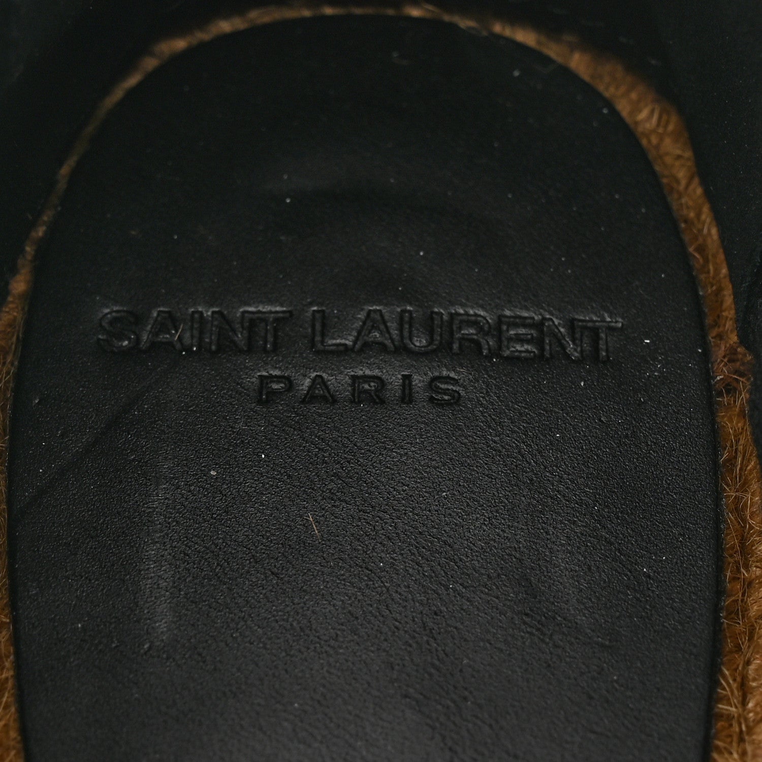 Saint Laurent Canvas Nappa Polka Dot Elba Light Logo Embroidered Espadrilles 38 Cream Black 6 of 9