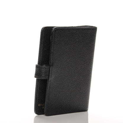 Chanel Caviar CC Small Ring Agenda Planner Black 3 of 8