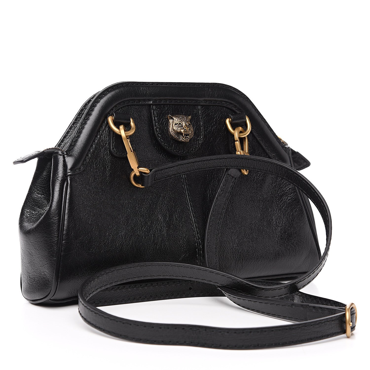 Gucci Calfskin Small Re(Belle) Crossbody Bag Black 1 of 9