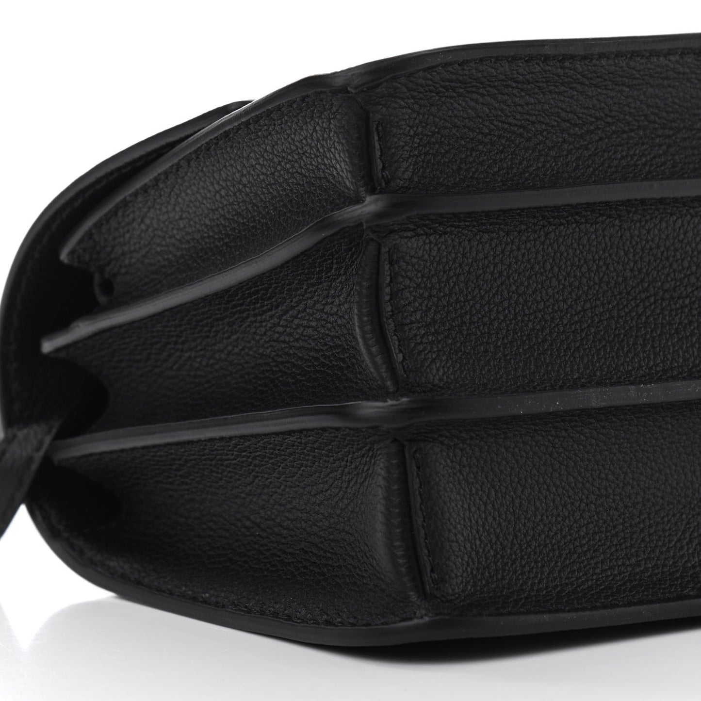 Grained Calfskin La Medusa Shoulder Bag Black