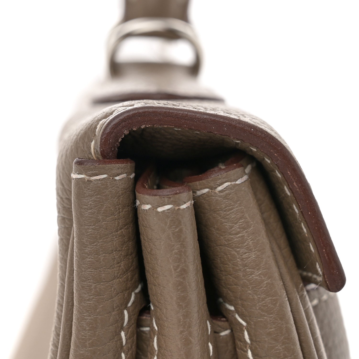 Hermes Togo Kelly Retourne 35 Etoupe 11 of 12