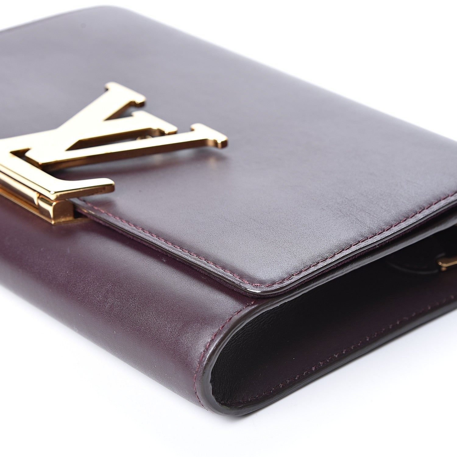 Louis Vuitton Calfskin Chain Louise GM Amarante 8 of 8