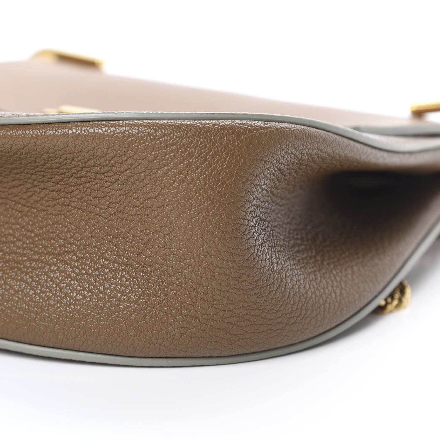 Chloe Grained Lambskin Drew Shoulder Bag Woody Khaki 10 of 16