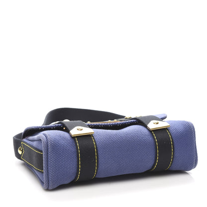 Louis Vuitton Toile Antigua Sac Rabat Blue 4 of 13