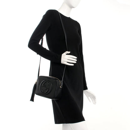 Gucci Pebbled Calfskin Small Soho Disco Bag Black 2 of 8