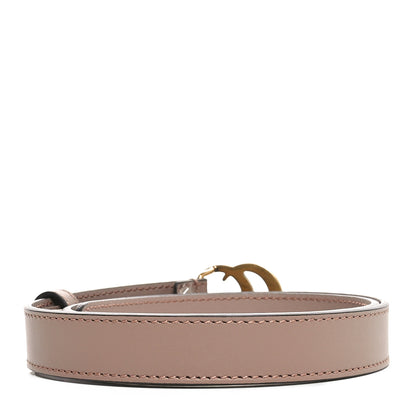 Gucci Calfskin Double G 20mm Belt 65 26 75/30 Porcelain Rose 2 of 5