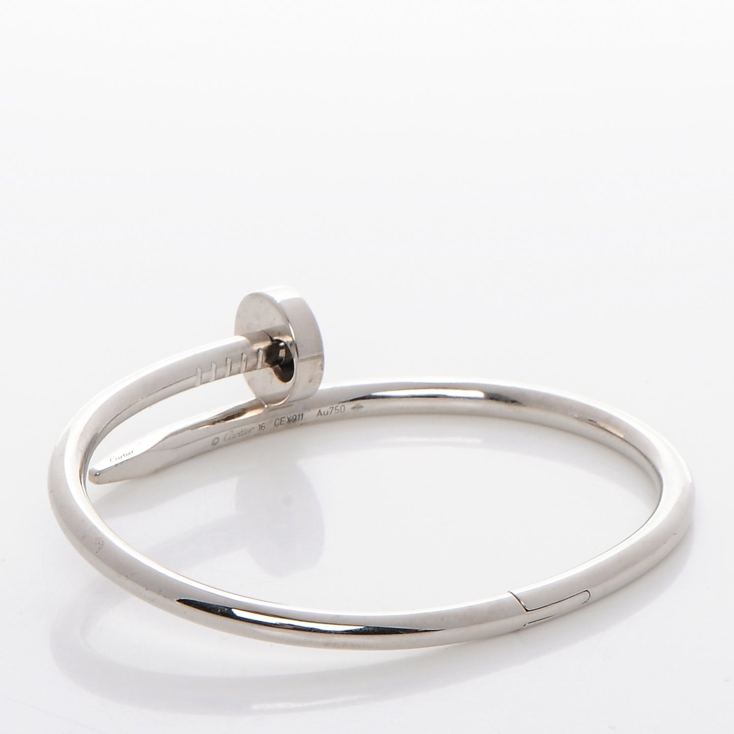 18K White Gold Juste Un Clou Bracelet 16