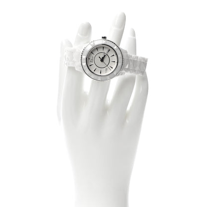 Christian Dior Stainless Steel Ceramic 33mm Dior VIII Quartz Watch White 2 of 7