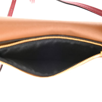 Burberry Derby Calfskin Haymarket Check Small Loxley Crossbody Bright Toffee Multicolor 6 of 8