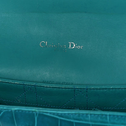 Christian Dior Crocodile Medium Miss Dior Flap Blue 7 of 12