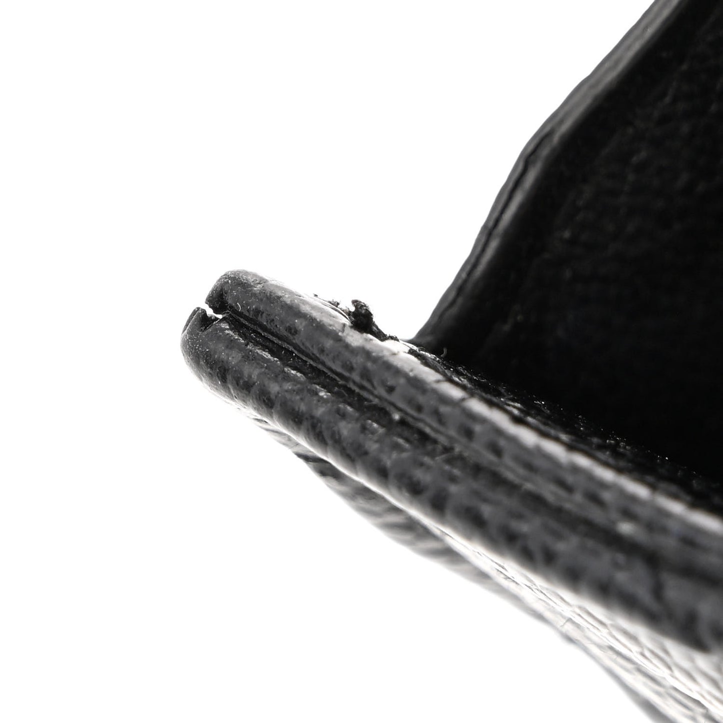 Grain De Poudre Matelasse Chevron Monogram Chain Wallet Black