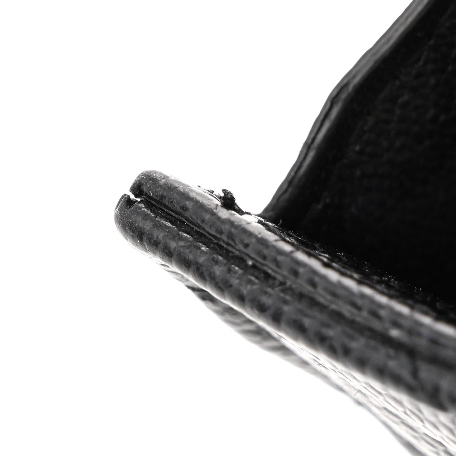 Saint Laurent Grain De Poudre Matelasse Chevron Monogram Chain Wallet Black 14 of 15
