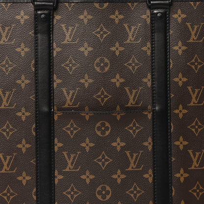 Louis Vuitton Monogram Macassar Weekend Tote GM 7 of 10