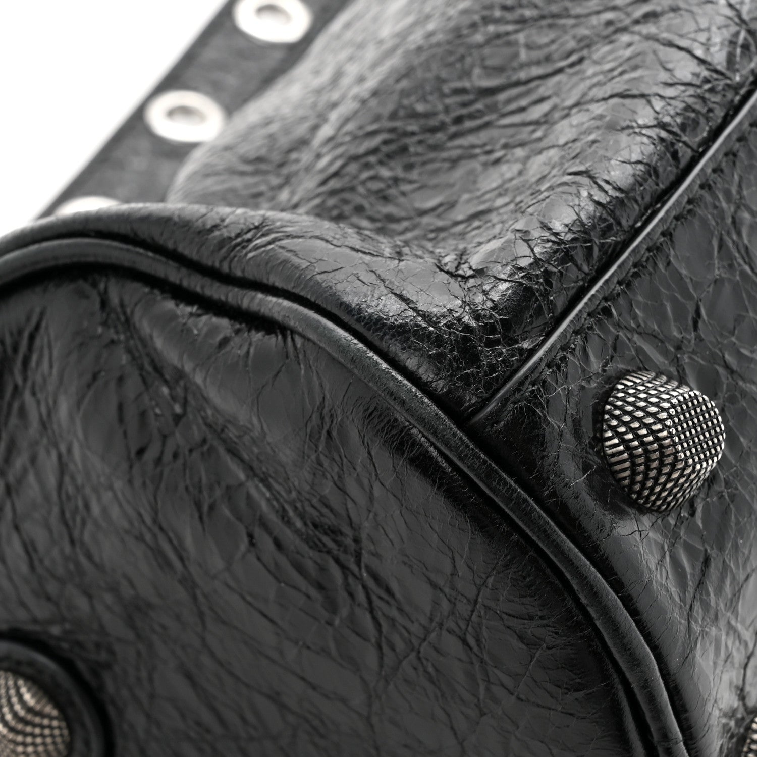 Balenciaga Agneau Arena Le Cagole Cylinder Bag Black 12 of 12