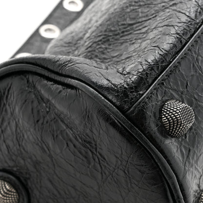 Balenciaga Agneau Arena Le Cagole Cylinder Bag Black 12 of 12