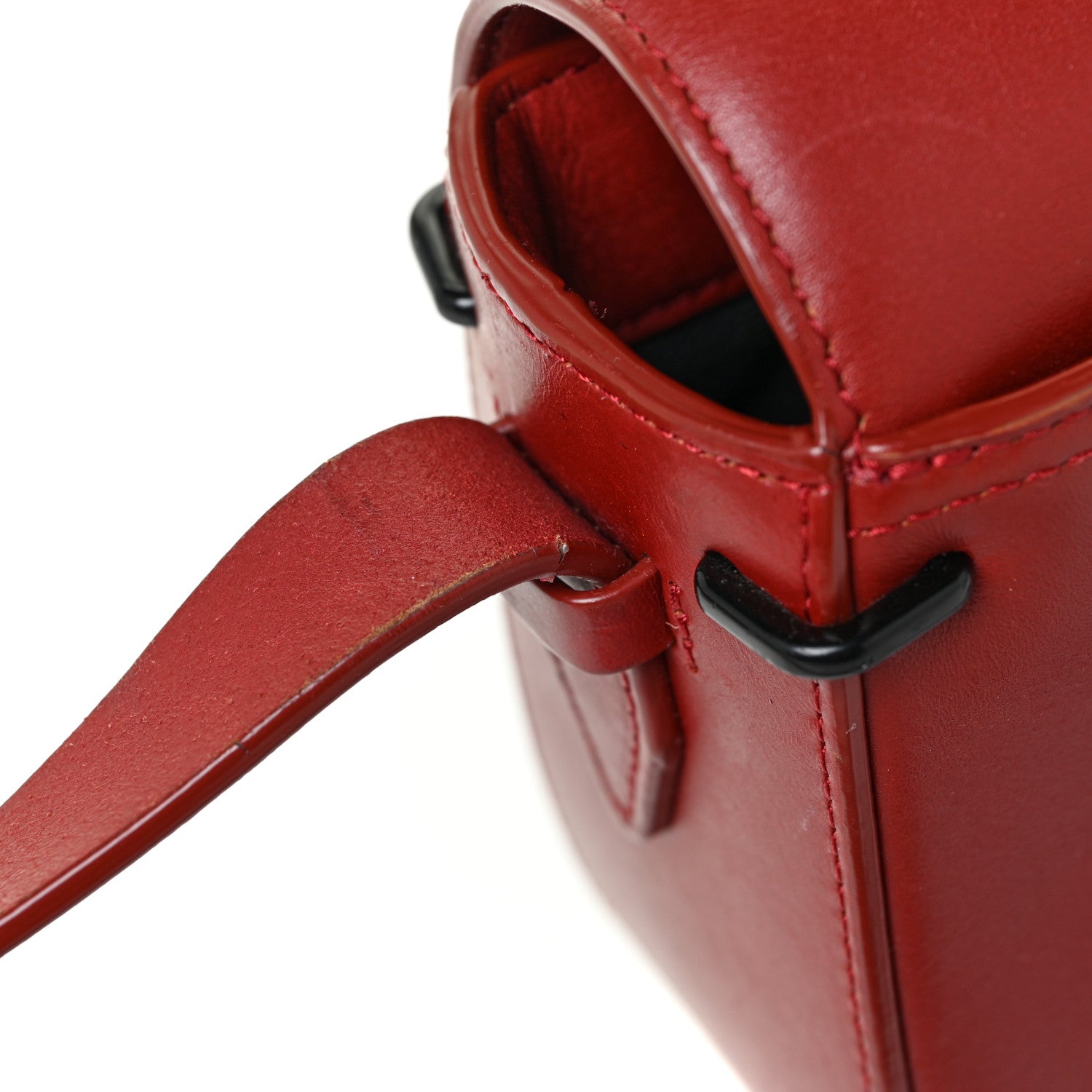 3.1 Phillip Lim Calfskin Alix Saddle Crossbody Bag Red 9 of 11