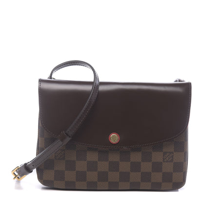 Louis Vuitton Damier Ebene Twice Cherry 1 of 11