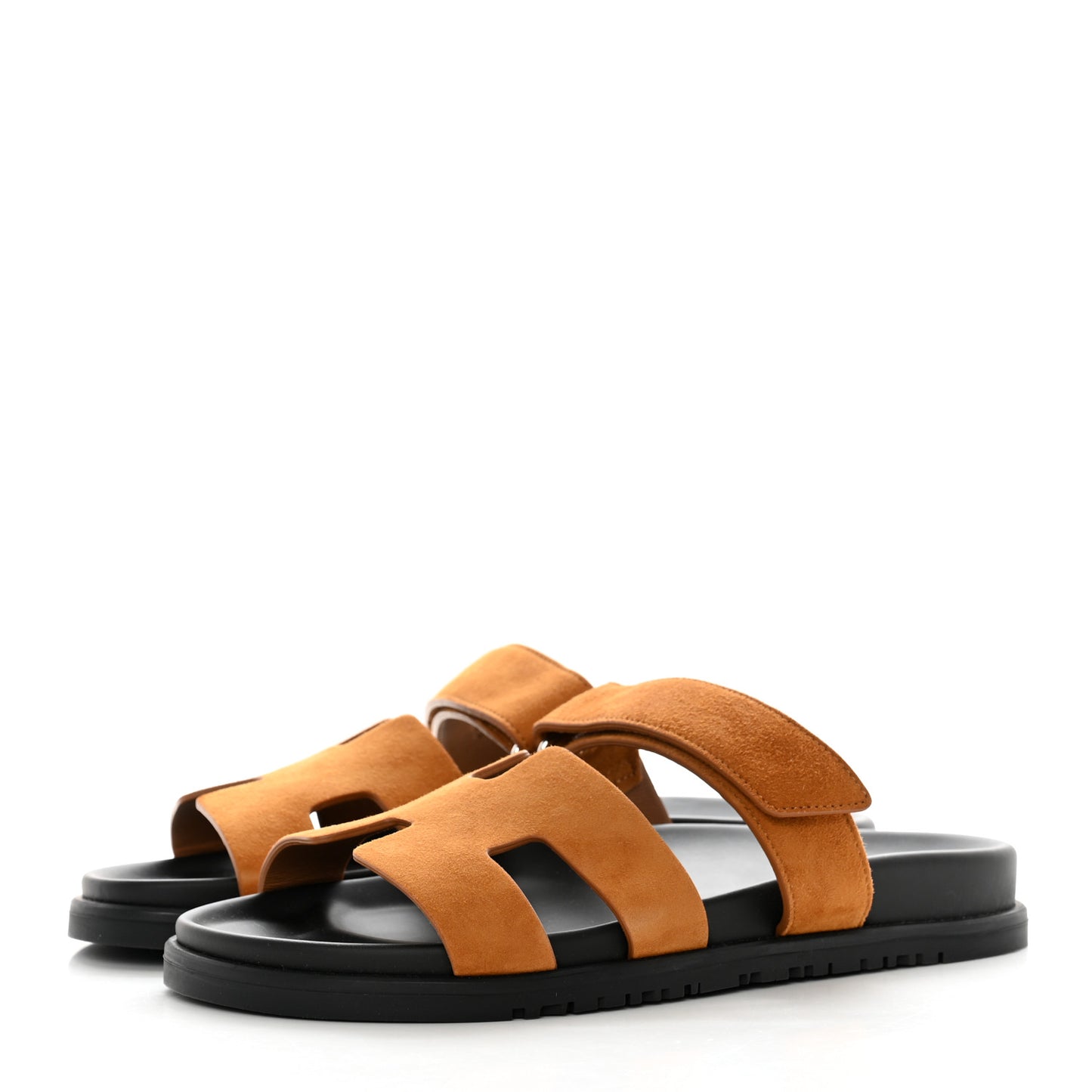 Suede Goatskin Womens Chypre Sandals 38 Naturel