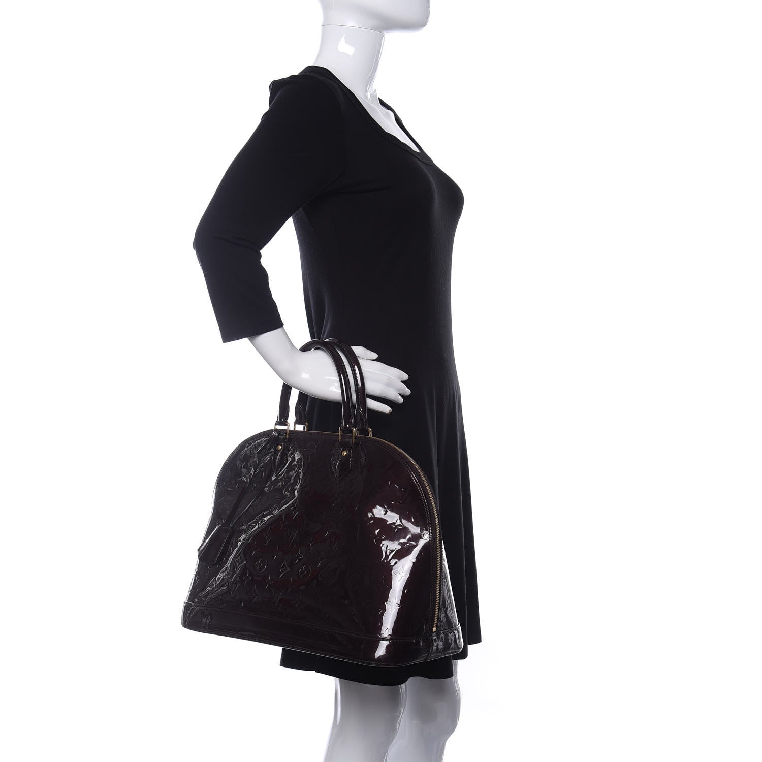 Louis Vuitton Vernis Alma GM Amarante 2 of 9