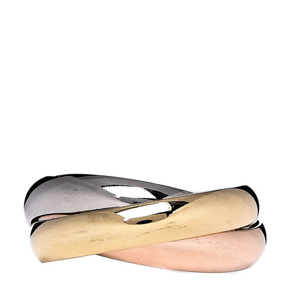 Cartier 18K Pink Yellow White Gold Classic Trinity Ring 49 4.75 3 of 6