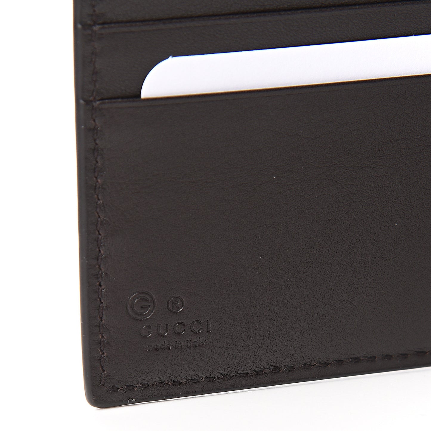 Microguccissima Bi-Fold Wallet Testa di Moro