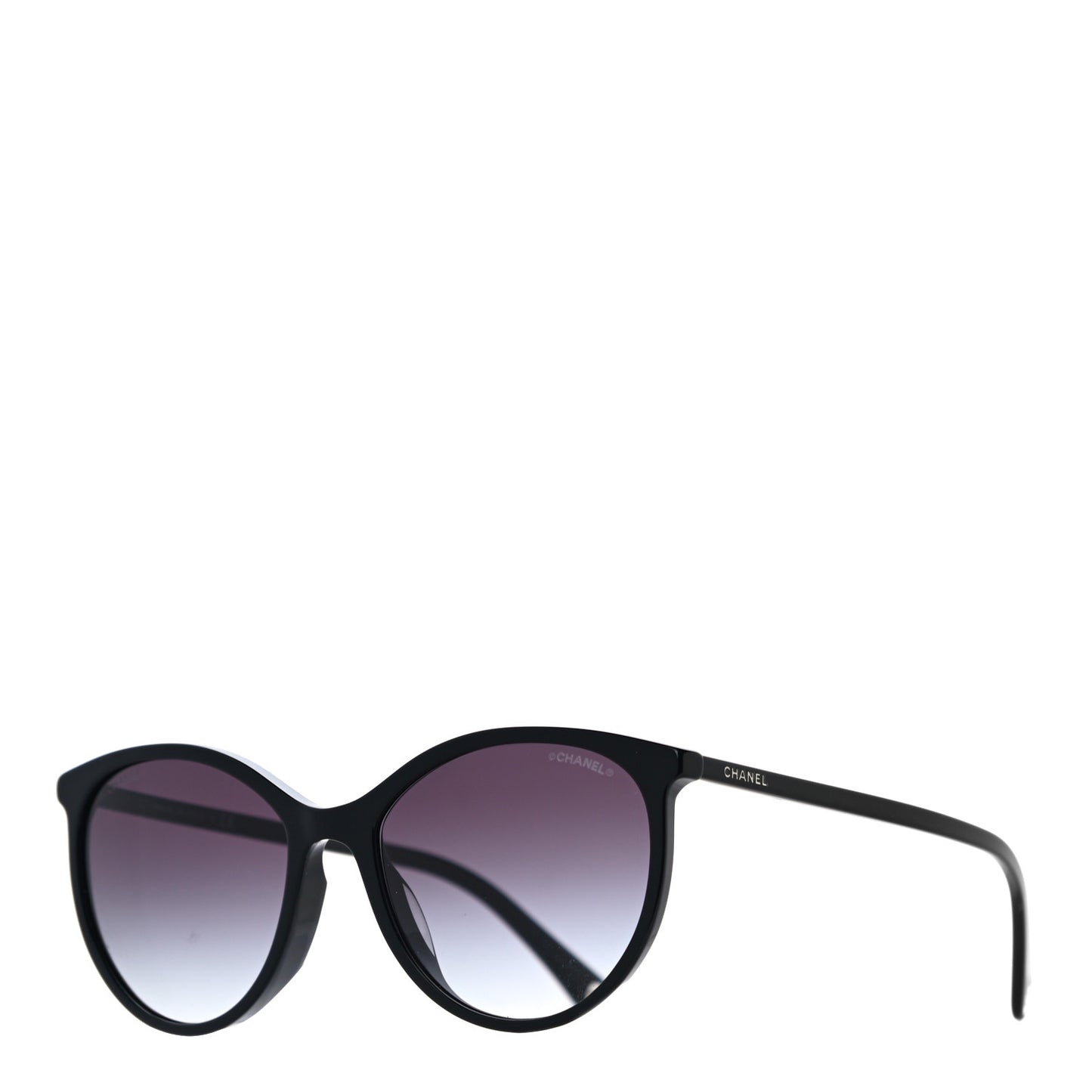 Acetate Pantos Cat Eye Sunglasses 5448-A Black
