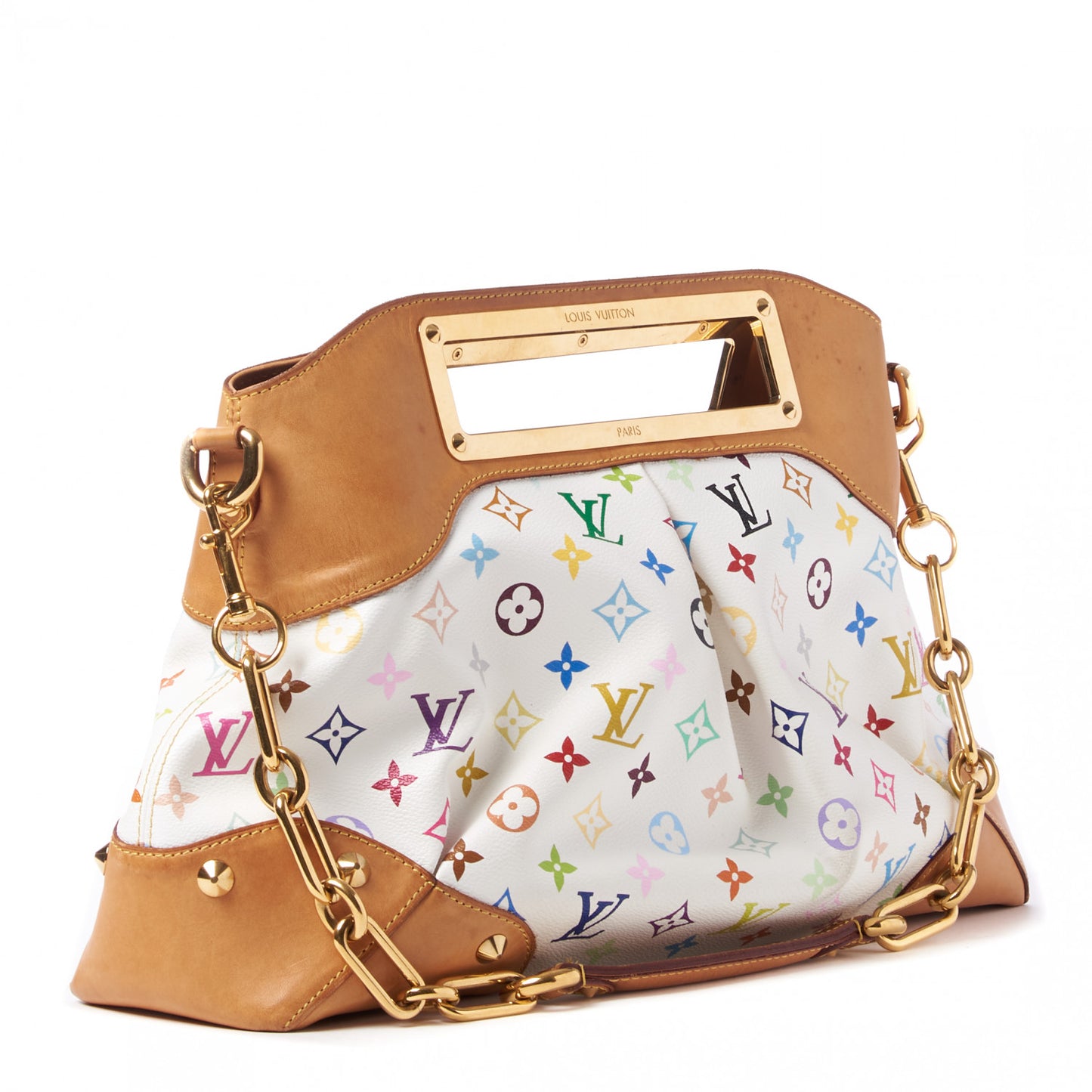 Monogram Multicolor Judy GM White