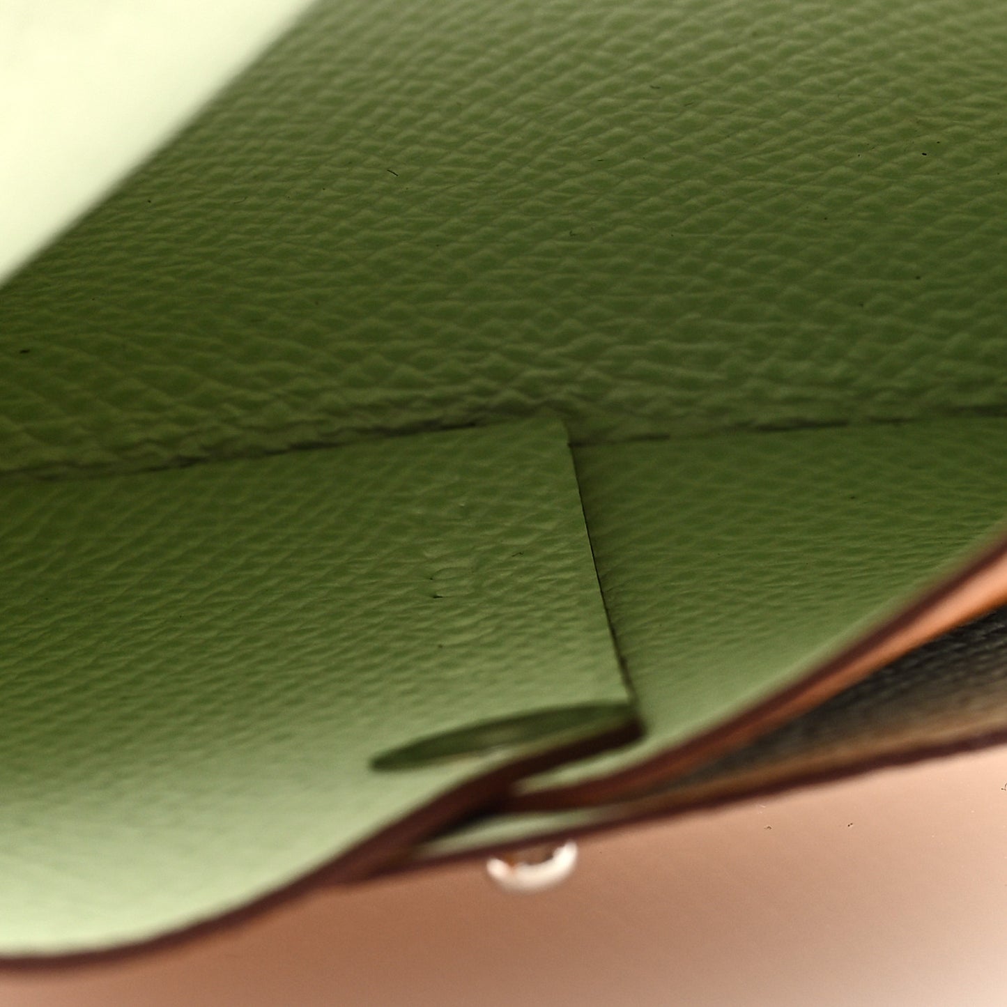 Epsom Bastia Verso Coin Purse Gold Vert Fizz