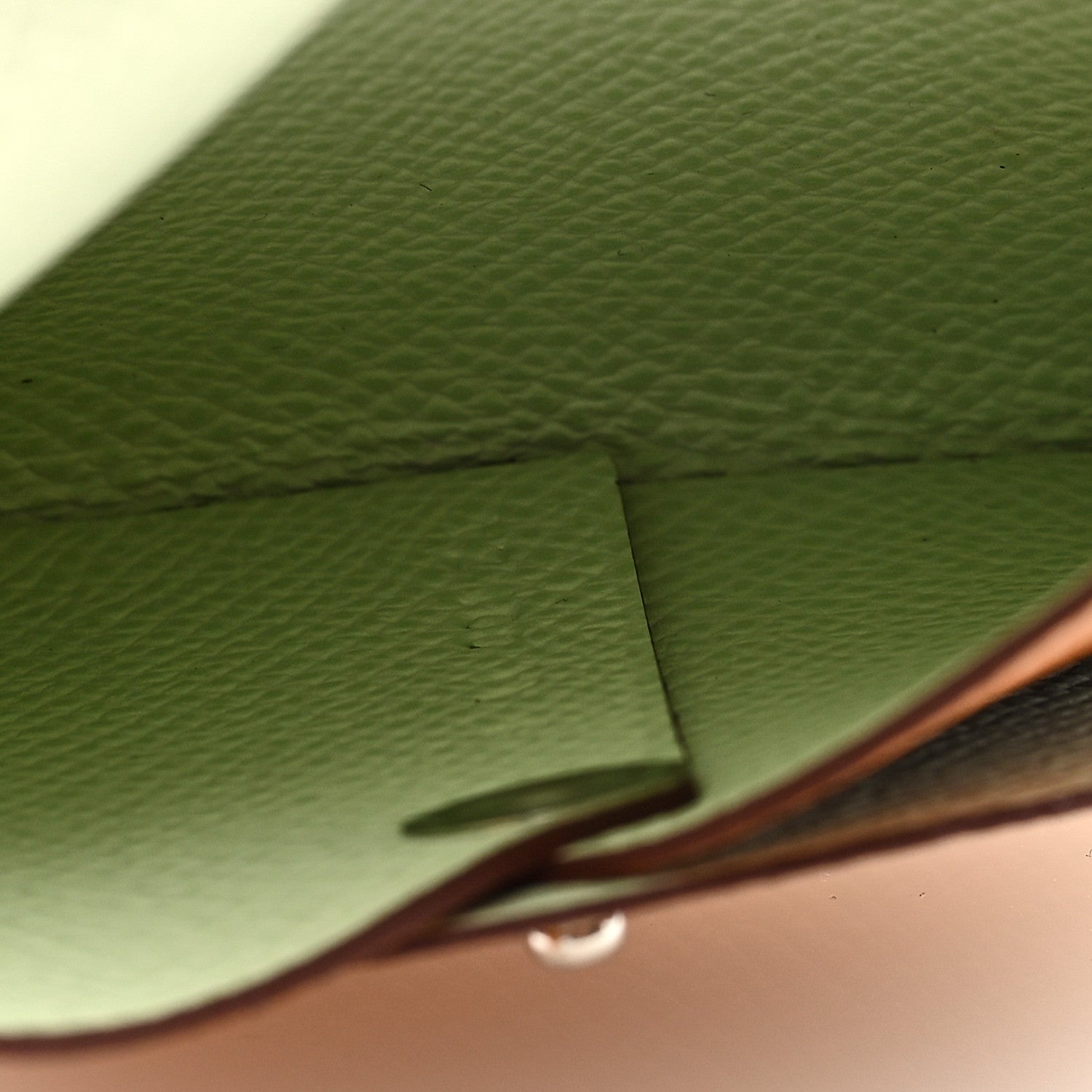 Hermes Epsom Bastia Verso Coin Purse Gold Vert Fizz 7 of 7