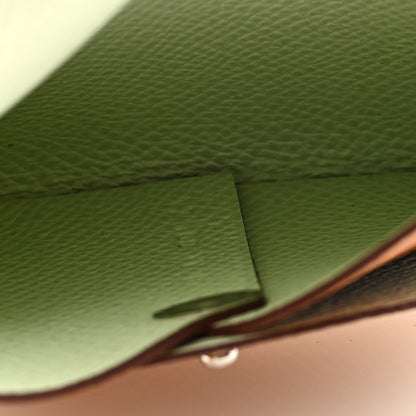 Hermes Epsom Bastia Verso Coin Purse Gold Vert Fizz 7 of 7