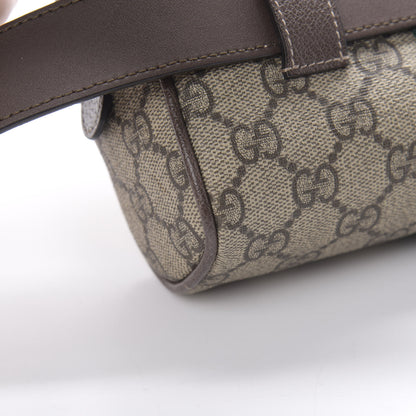 Gucci GG Supreme Monogram Web Small Ophidia Belt Bag 95 38 Dark Brown 12 of 14