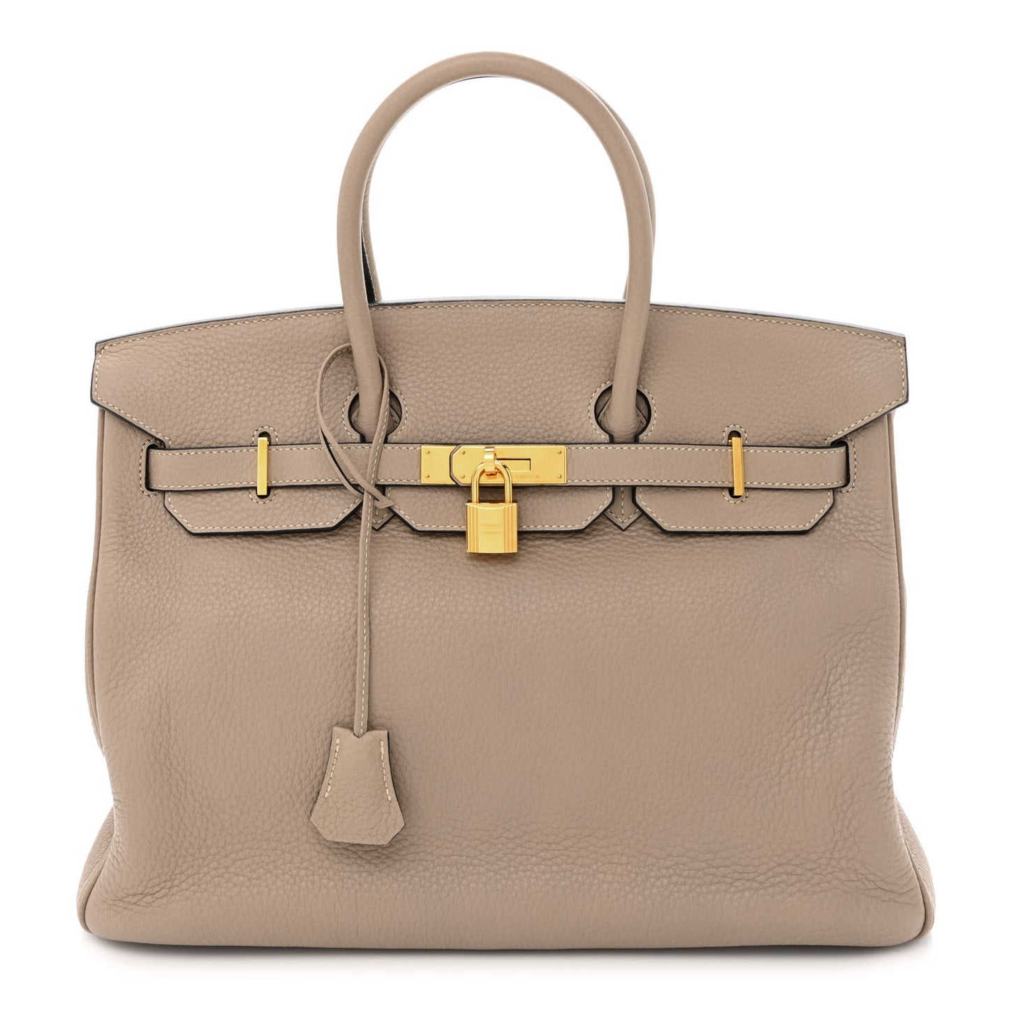 Taurillon Clemence Birkin 35 Gris Tourterelle