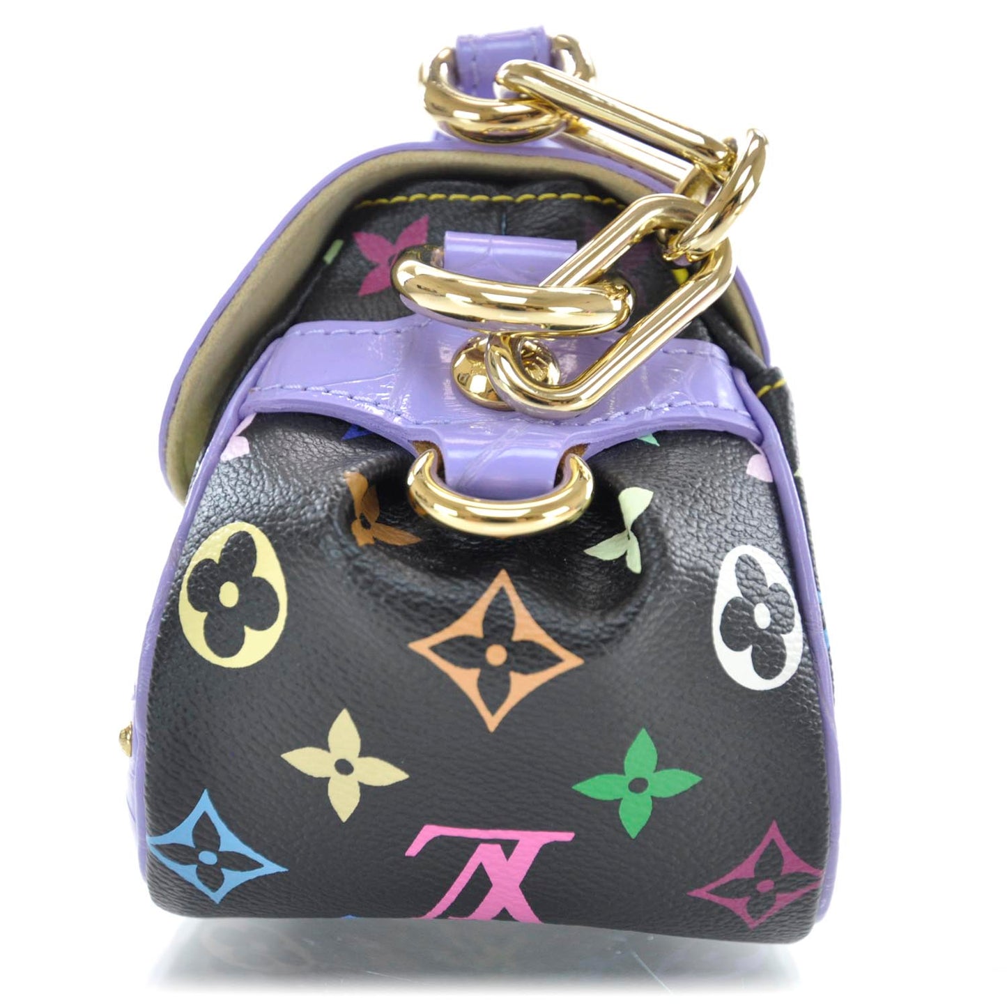 Monogram Multicolor Alligator Marilyn Black